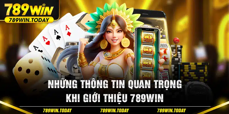 Những thông tin quan trọng khi giới thiệu 789WIN